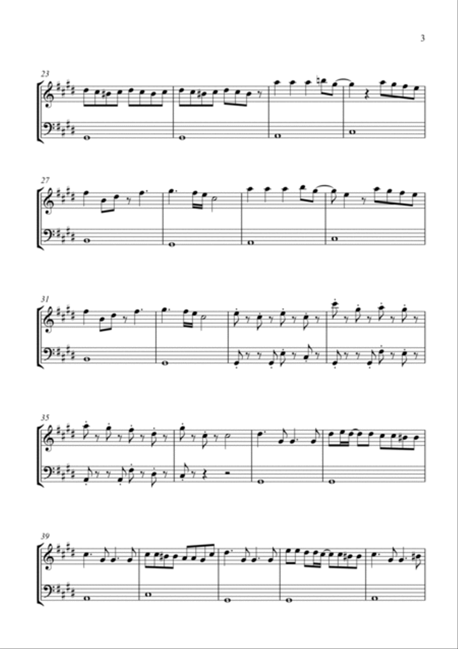 Bloody Mary String Duet scores gallery preview page 3