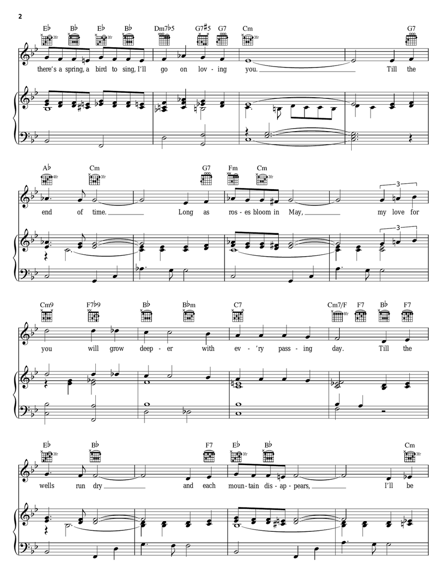 Till The End Of Time Till The End Of Time Piano, Vocal, Guitar scores gallery preview page 2