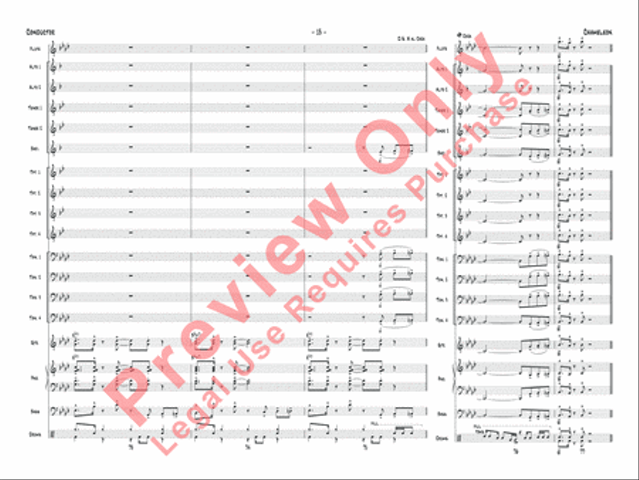 Chameleon Jazz Ensemble scores gallery preview page 16