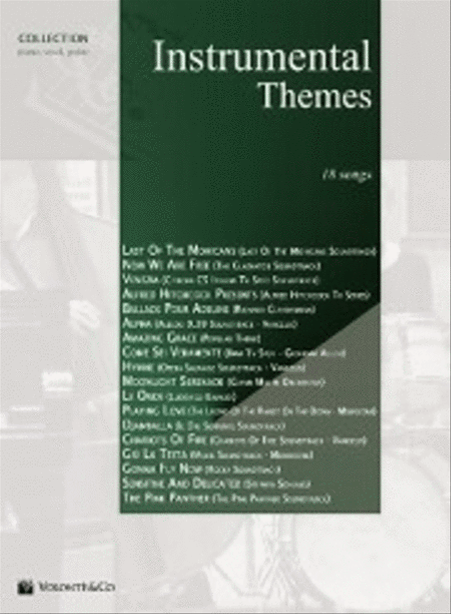 Instrumental Themes Collection Piano, Vocal, Guitar scores gallery preview page 1