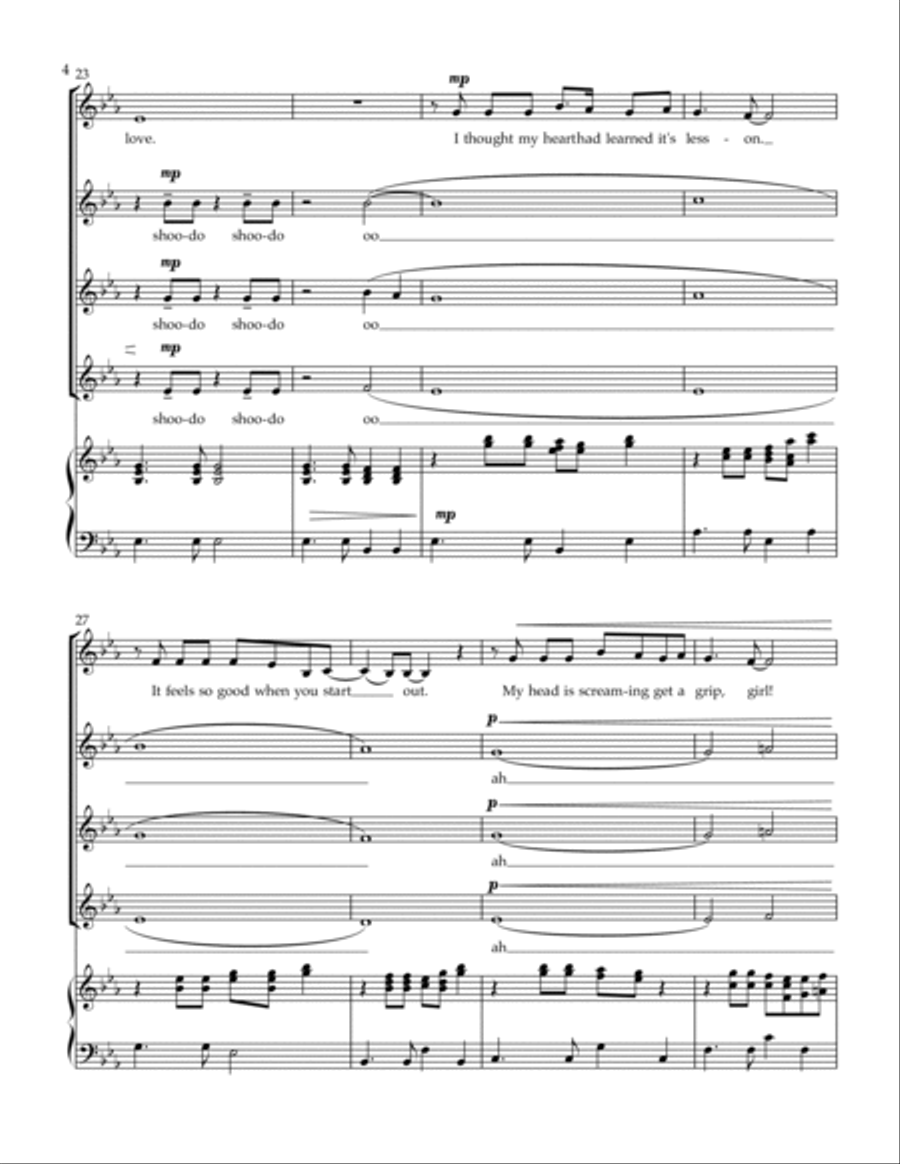 I Won't Say (i'm In Love) SSA scores gallery preview page 4