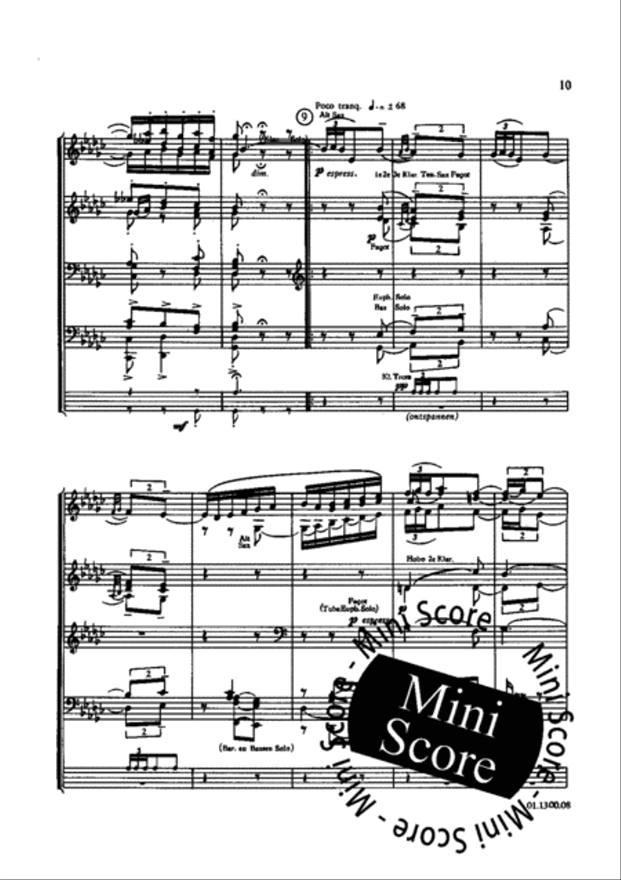Spaans Nederlandse Dans Concert Band scores gallery preview page 13