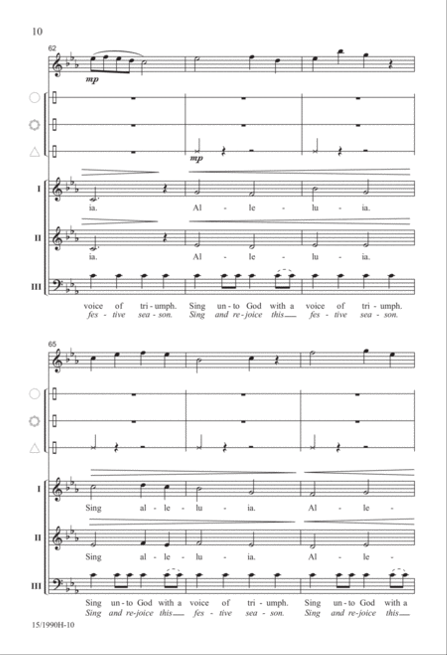 Sing! O Sing!