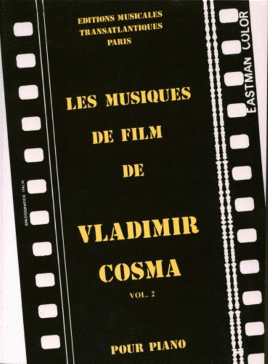 Les Musiques de film de Vladimir Cosma Vol.2 Score scores gallery preview page 1