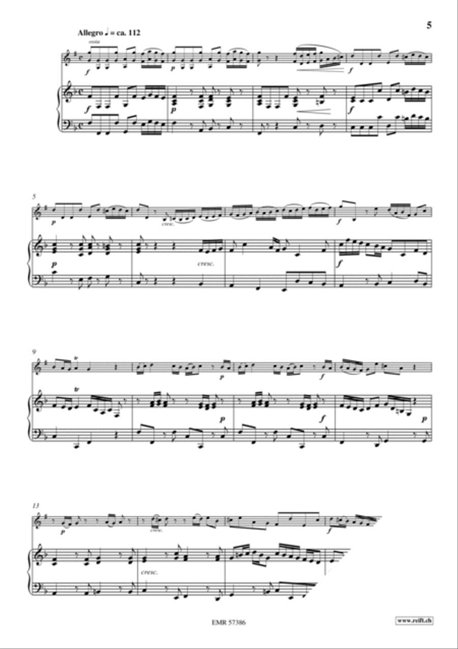 Sonata No. 3 Cornet scores gallery preview page 6