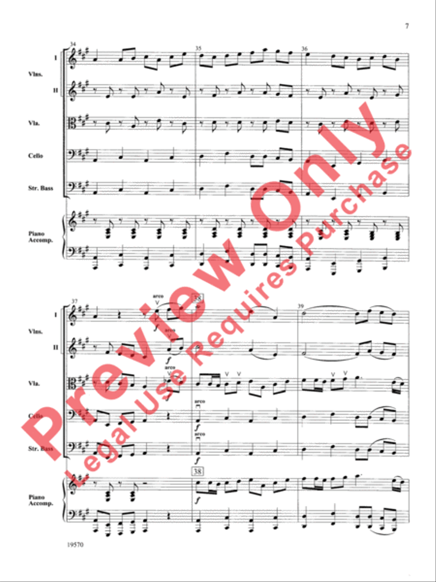 Johnny Appleseed Suite Johnny Appleseed Suite String Orchestra scores gallery preview page 8