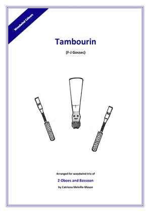 Book cover for Tambourin (2 oboes and bassoon)