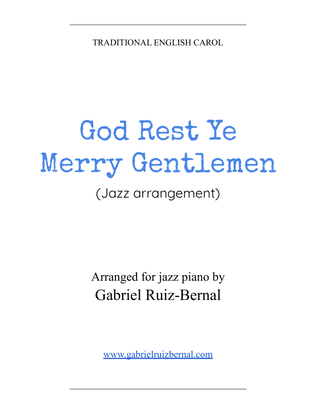 Book cover for GOD REST YE MERRY GENTLEMEN