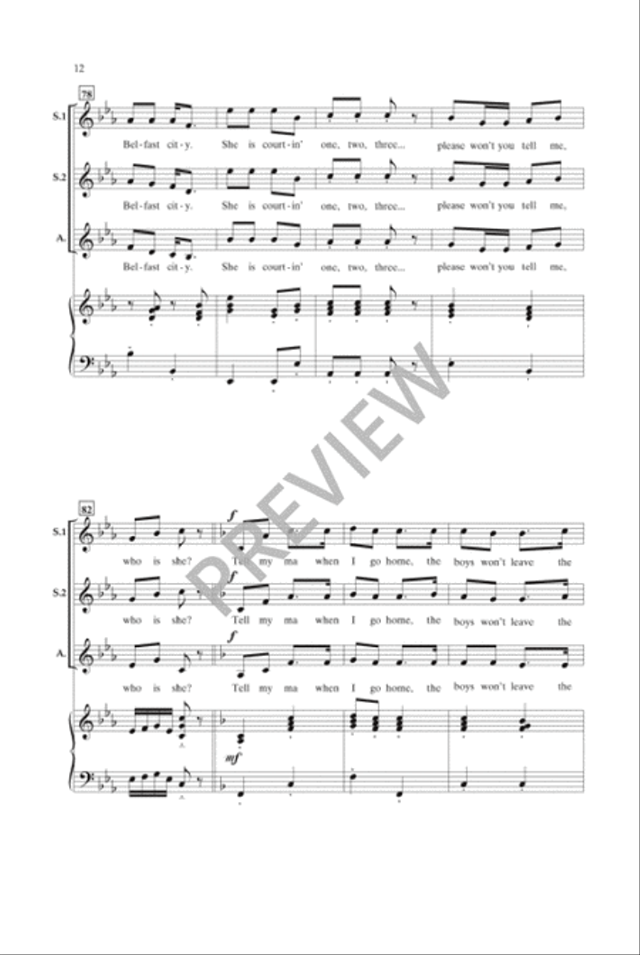 Tell My Ma (SSA) SSA scores gallery preview page 13