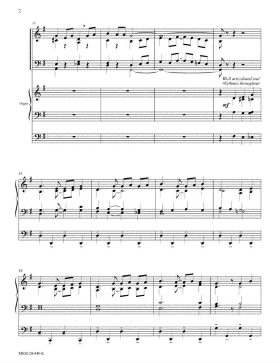 How Firm a Foundation How Firm a Foundation Organ scores gallery preview page 2