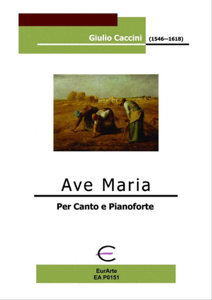 Ave Maria Voice Solo scores gallery preview page 1