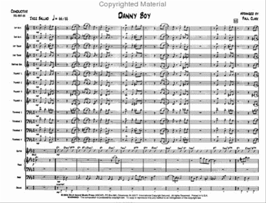 Danny Boy Jazz Ensemble scores gallery preview page 2