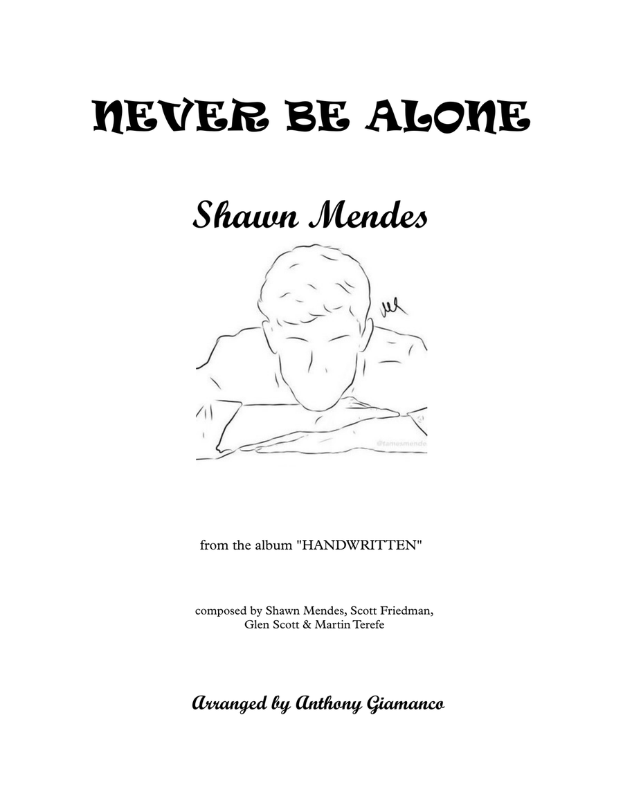 Never Be Alone 3-Part scores gallery preview page 1
