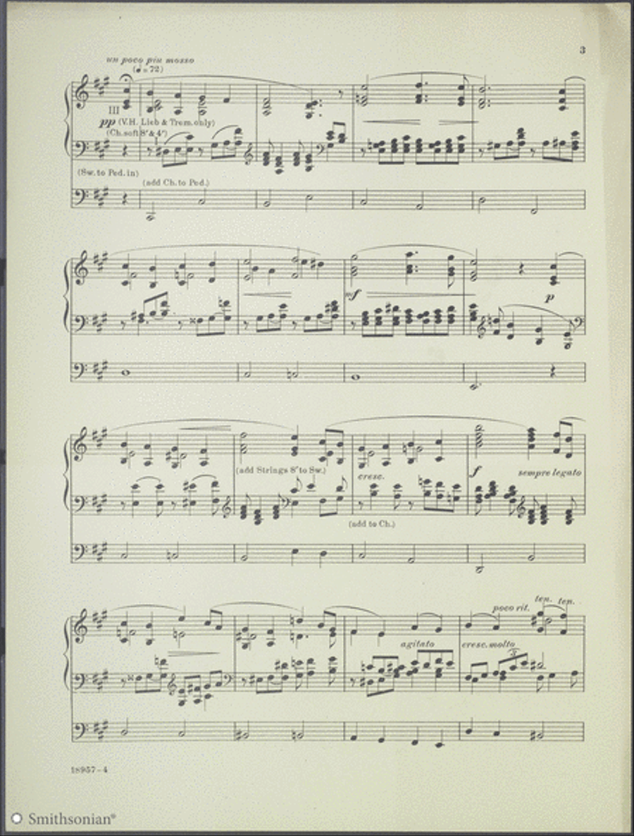 Cathedral Shadows Organ Solo scores gallery preview page 3