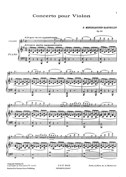 Concerto in e minor, Op.64