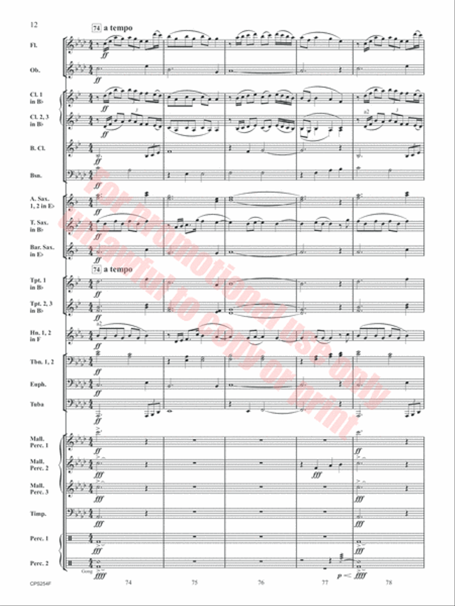 As We Search Concert Band scores gallery preview page 12