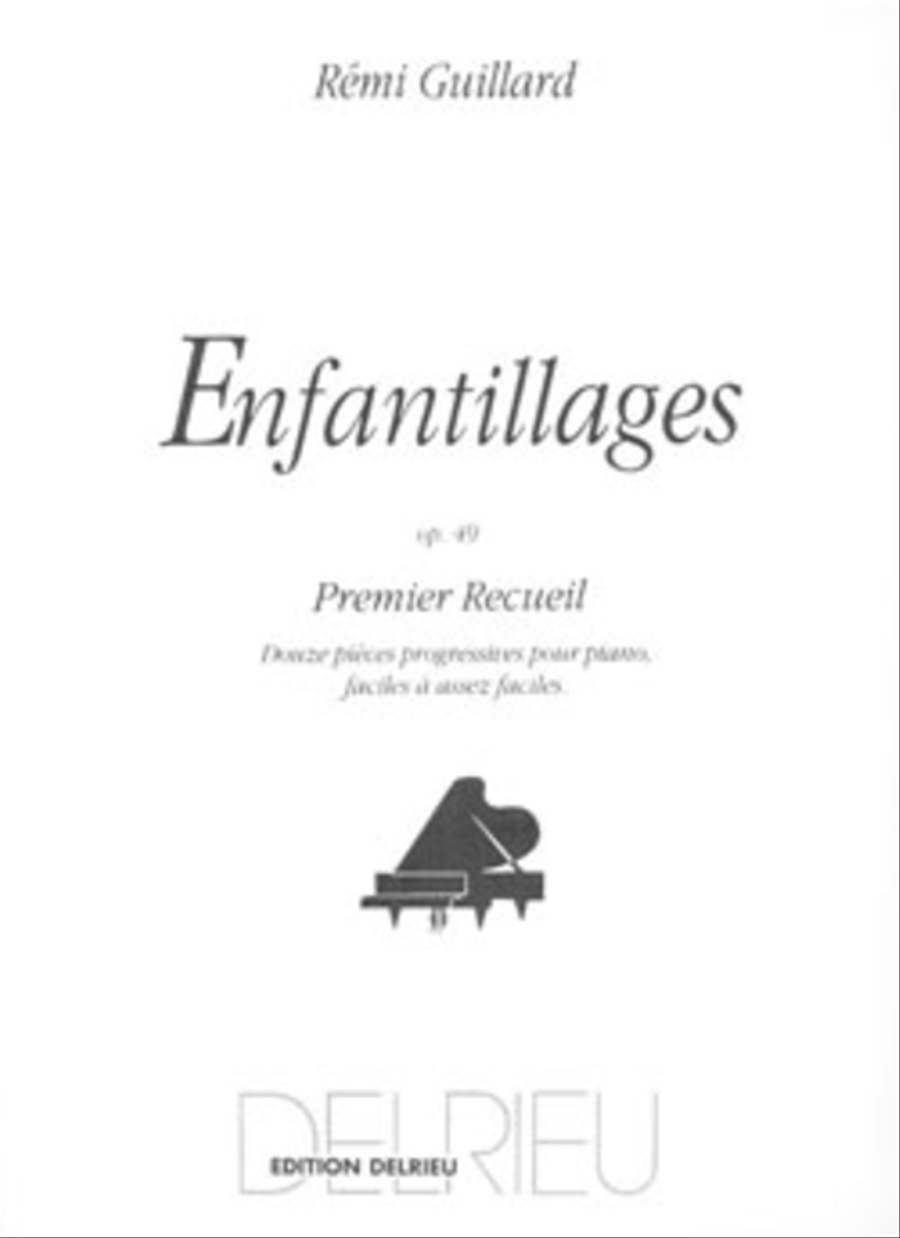 Enfantillages Op. 49 - Volume 1 Easy Piano scores gallery preview page 1