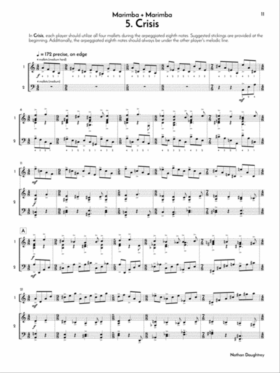 Songs of the Human Spirit Marimba scores gallery preview page 6