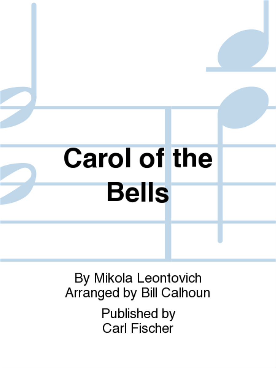 Carol of the Bells Concert Band scores gallery preview page 1