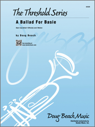 Ballad For Basie, A (Full Score)