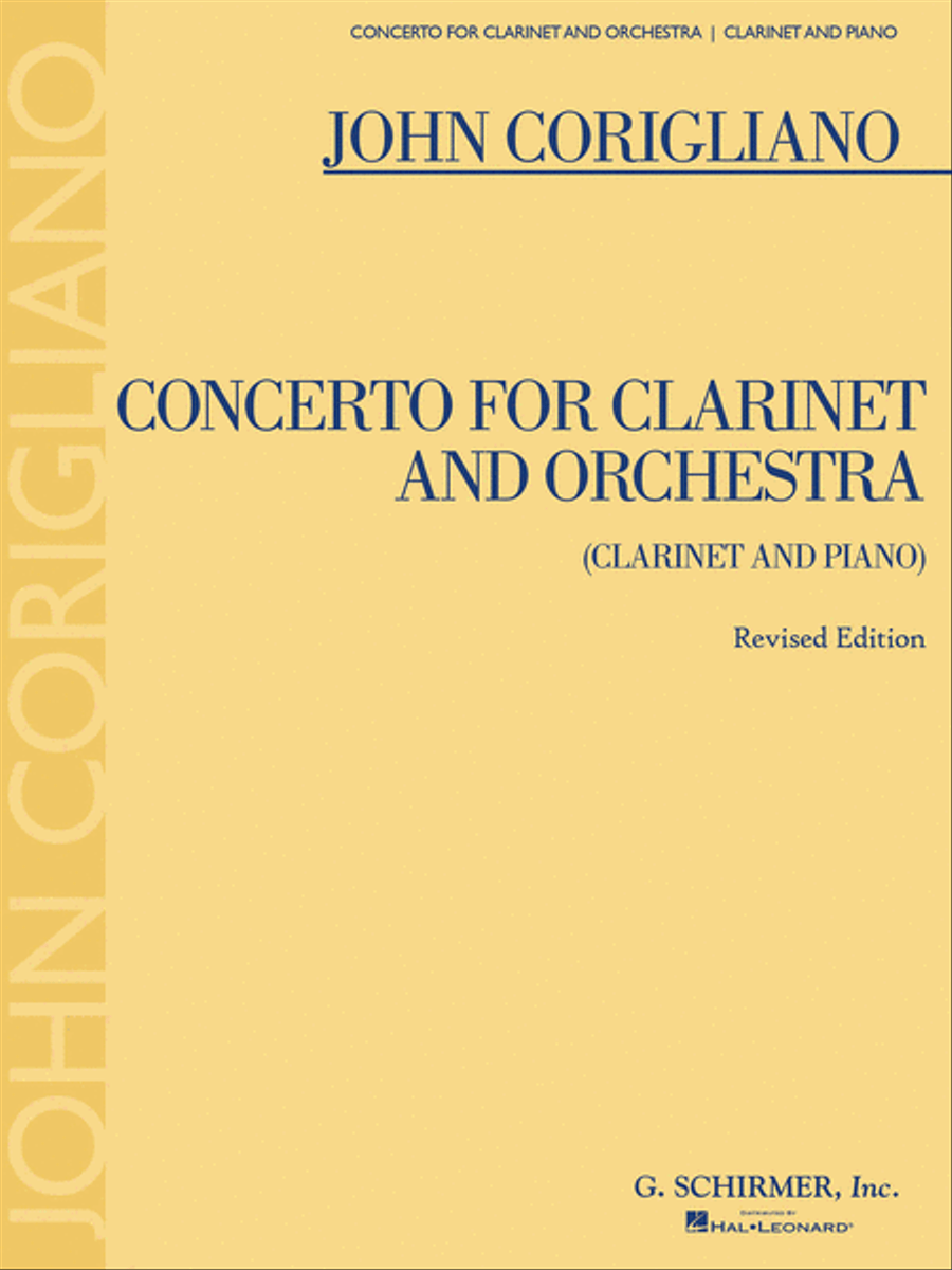 Clarinet Concerto – Revised Edition