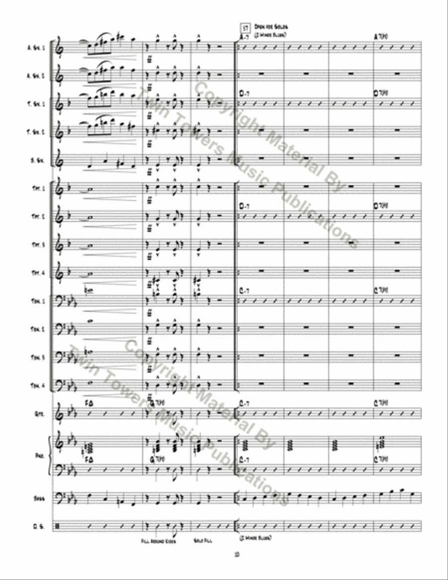 DJ Private Eye Jazz Ensemble scores gallery preview page 11