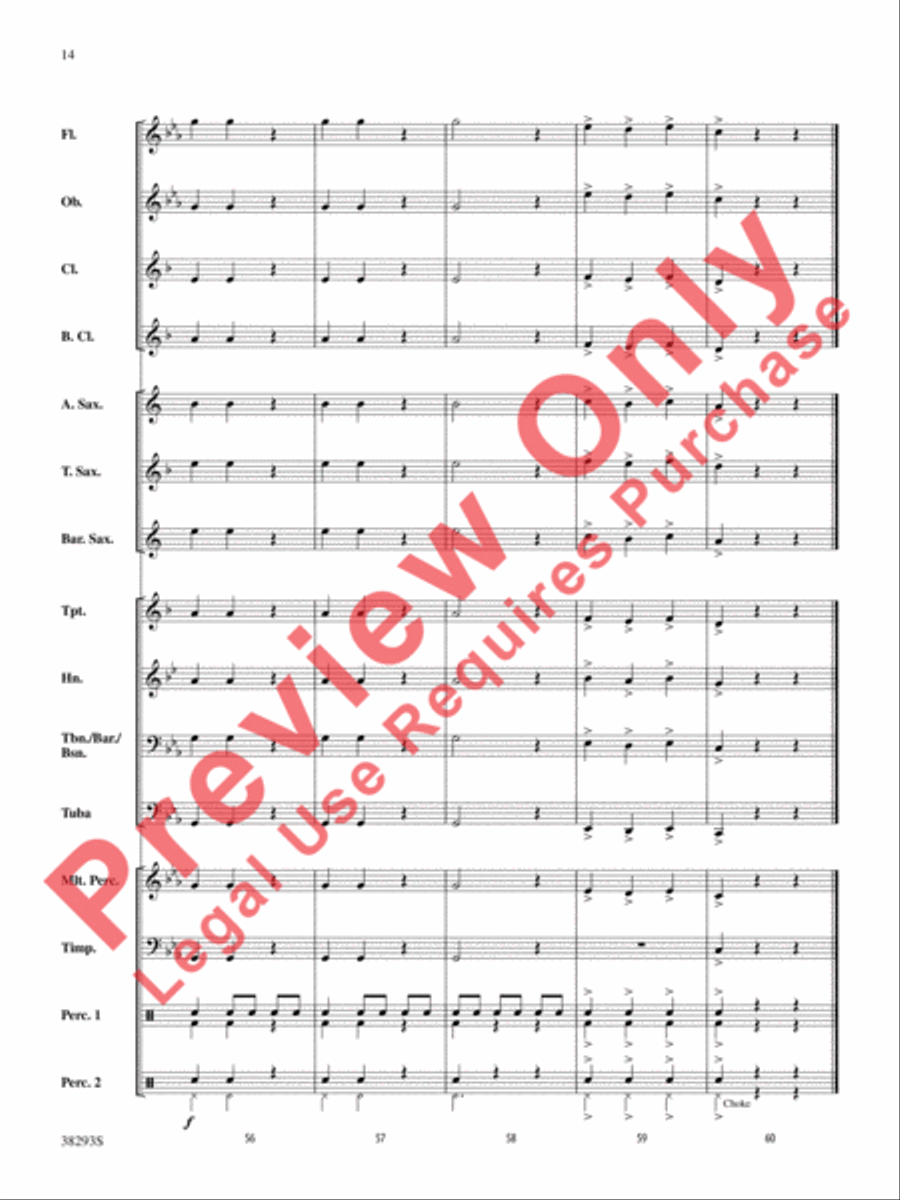 The Beast Concert Band scores gallery preview page 14