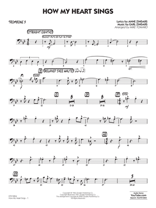 How My Heart Sings (arr. Mike Tomaro) - Trombone 3