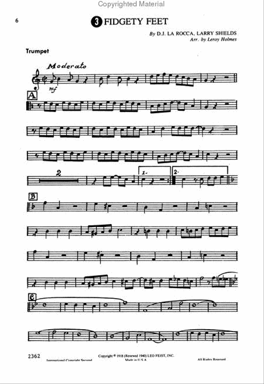 Authentic Dixieland Authentic Dixieland Jazz Ensemble scores gallery preview page 4