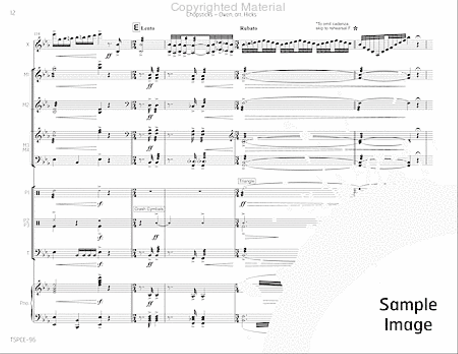 Chopsticks Percussion Ensemble scores gallery preview page 17