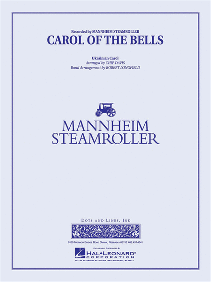 Carol of the Bells Concert Band scores gallery preview page 1