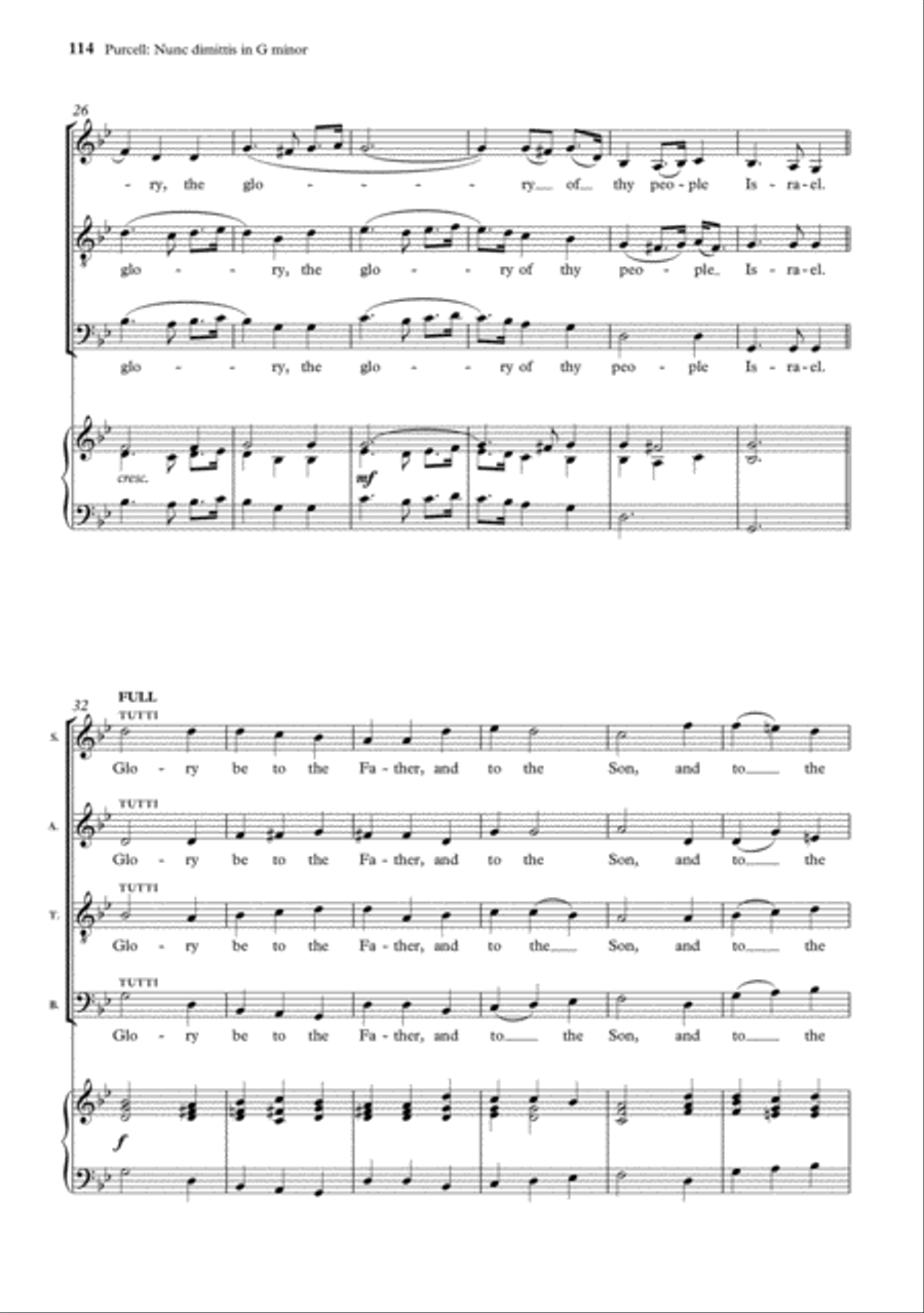 English Church Music, Volume 2: Canticles and Responses 4-Part scores gallery preview page 7