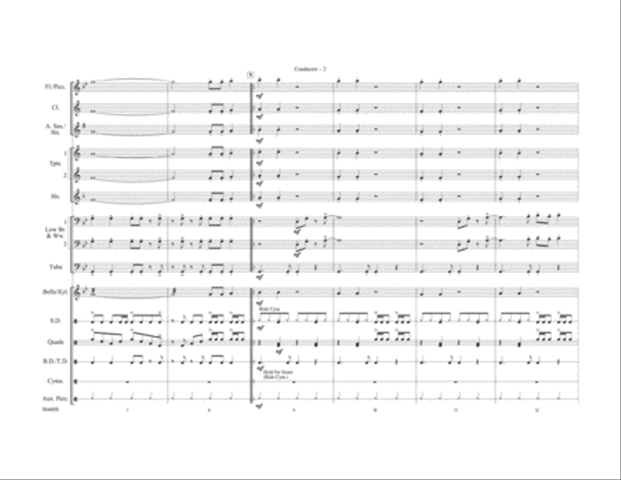 Separate Ways (Worlds Apart) Marching Band scores gallery preview page 11
