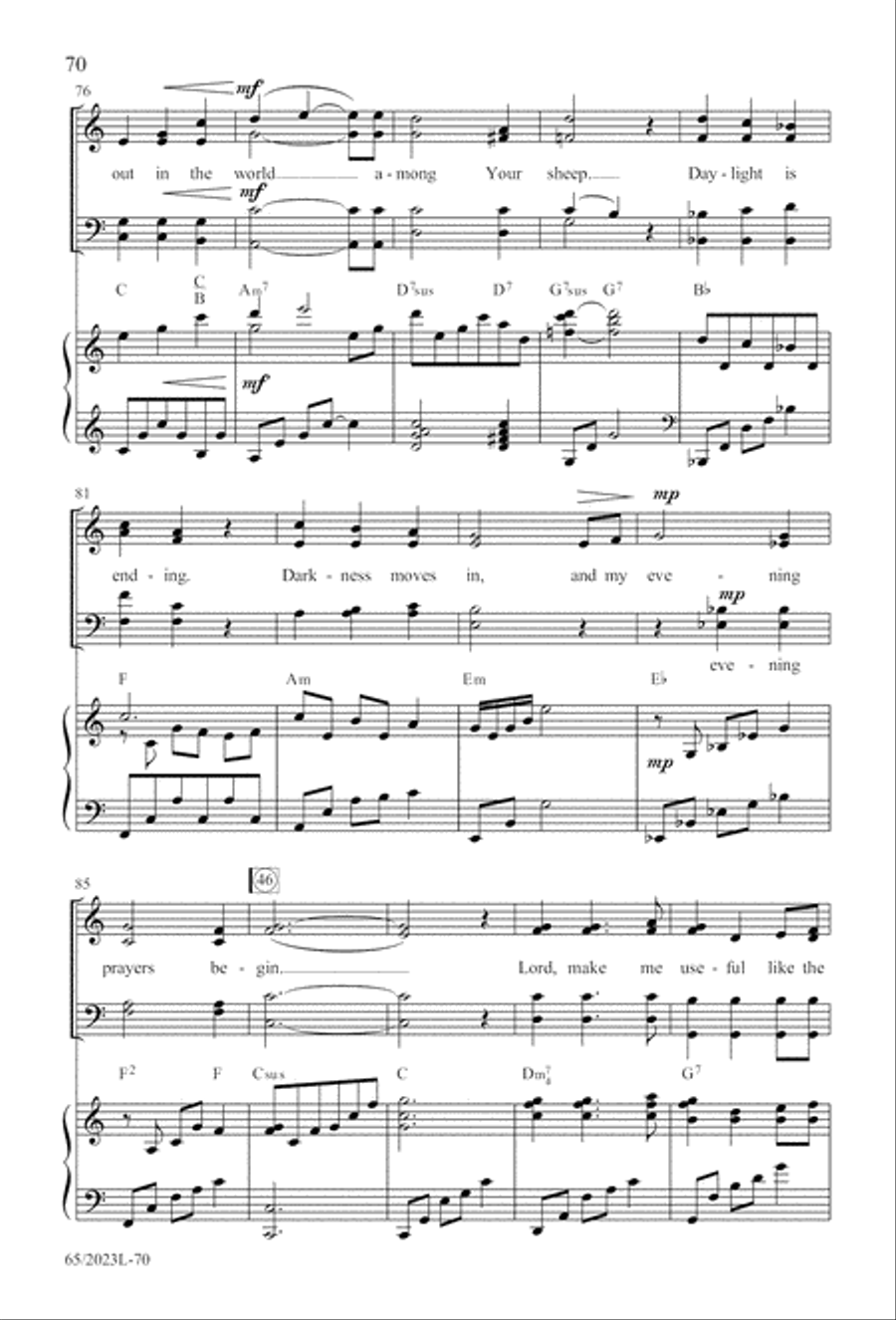 Child of Hope Child of Hope 4-Part scores gallery preview page 71