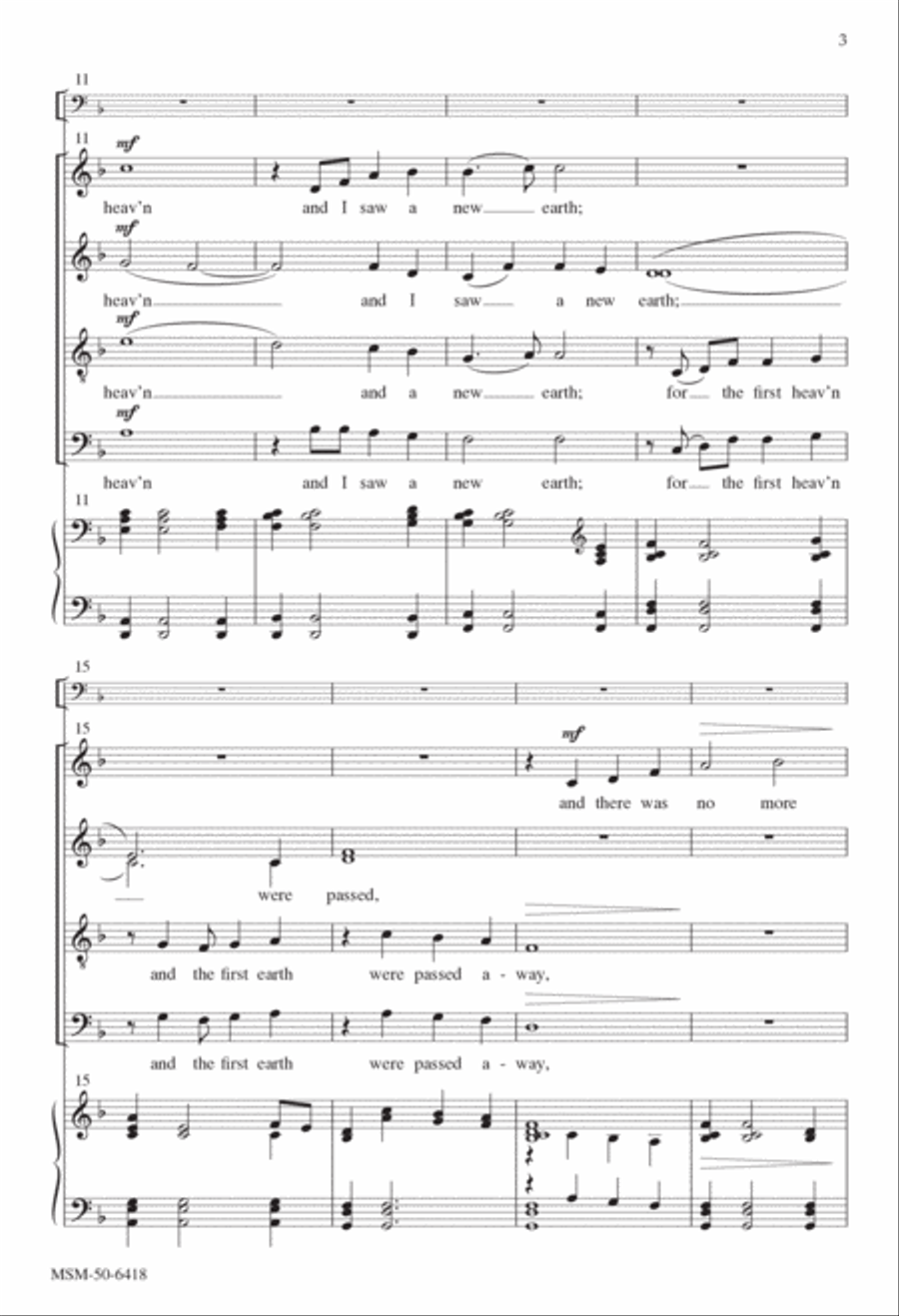 And I Saw a New Heaven And I Saw a New Heaven Divisi scores gallery preview page 2