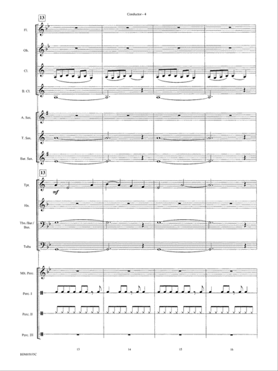 Labyrinth: Score Concert Band scores gallery preview page 6