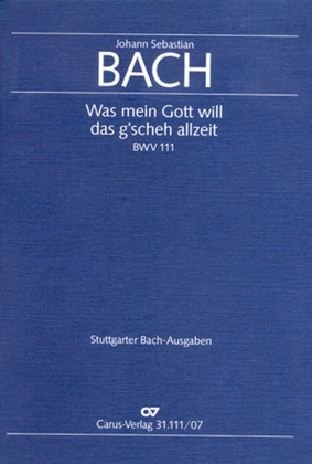 Book cover for God's will is best, it shall be done (Was mein Gott will, das g'scheh allzeit)