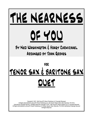Book cover for The Nearness Of You
