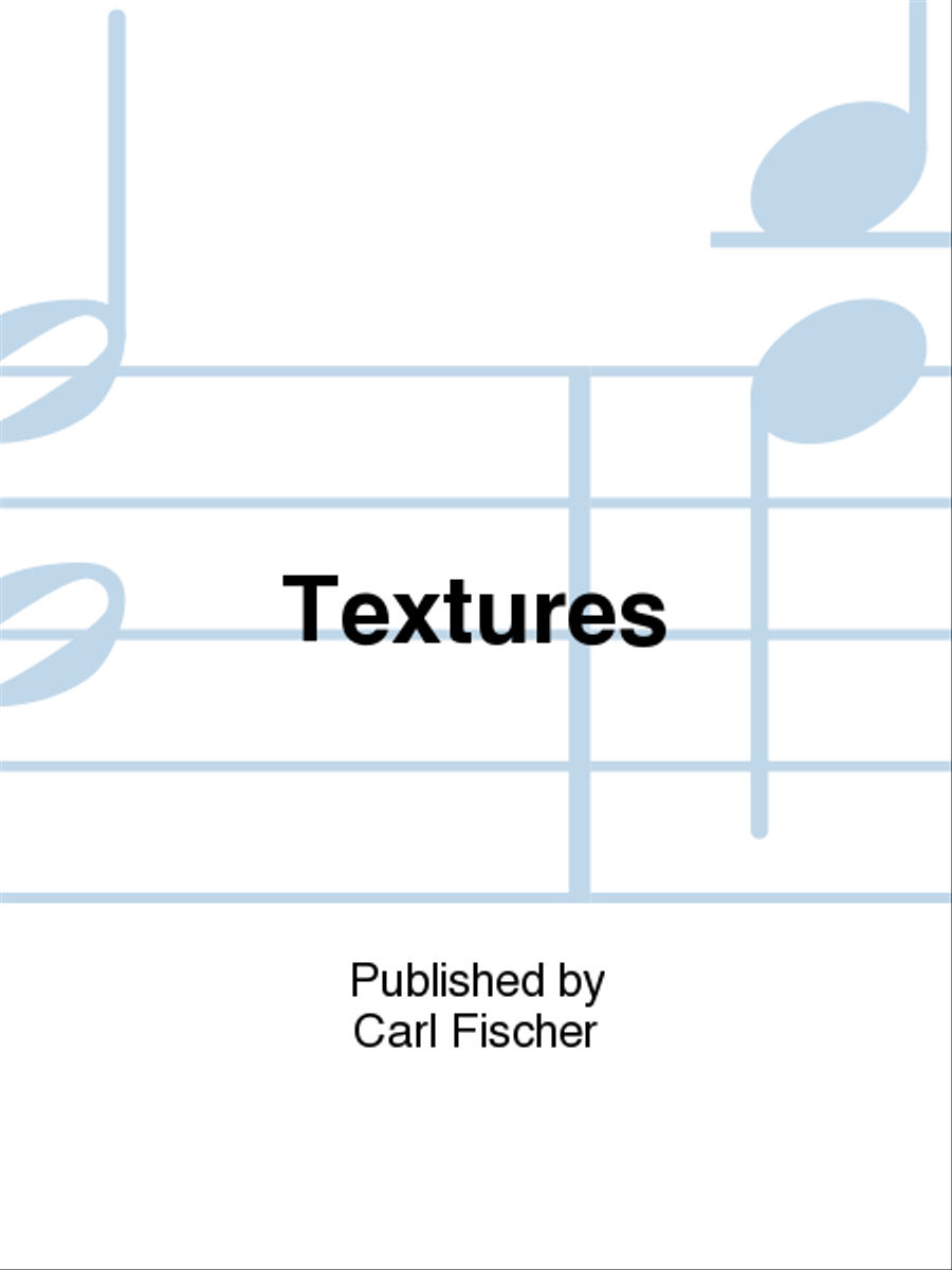 Textures Textures Piano scores gallery preview page 1