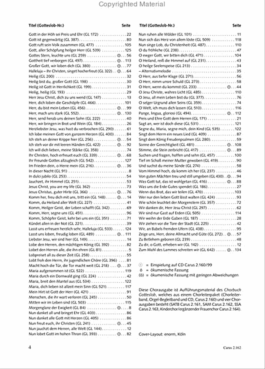 Chorbuch Gotteslob SAM 3-Part scores gallery preview page 5
