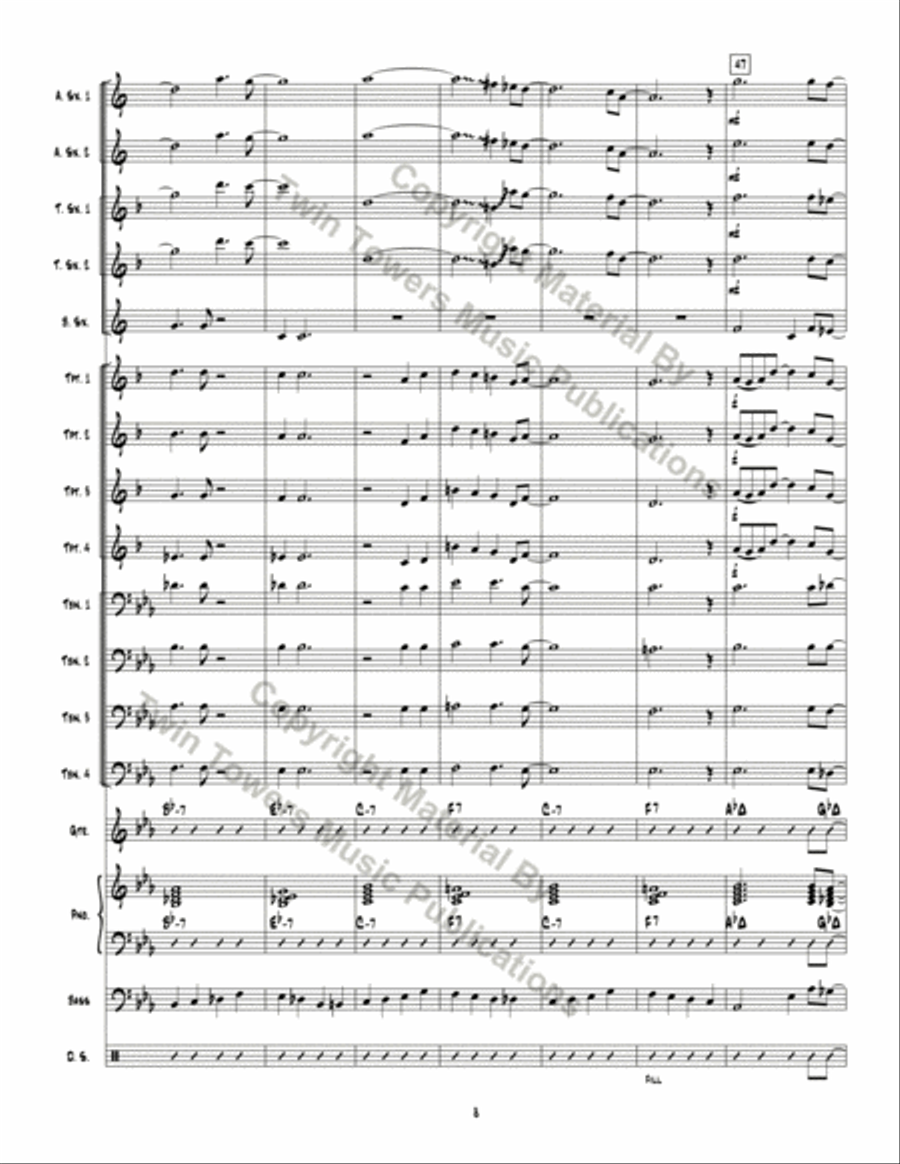 DJ Private Eye Jazz Ensemble scores gallery preview page 9