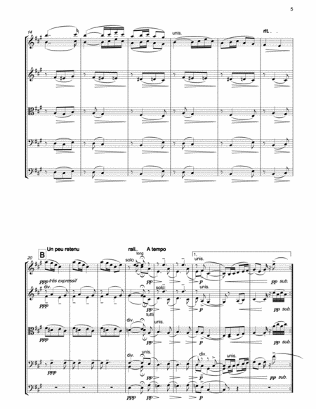 RAVEL Sonatine (1st mov) for string orchestra image number null