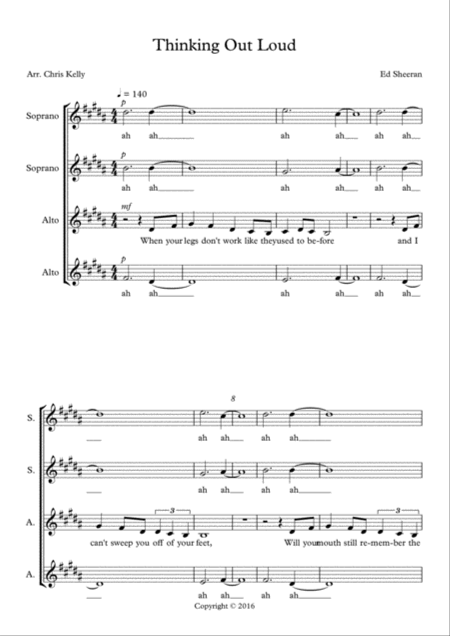 Thinking Out Loud Thinking Out Loud SA scores gallery preview page 1