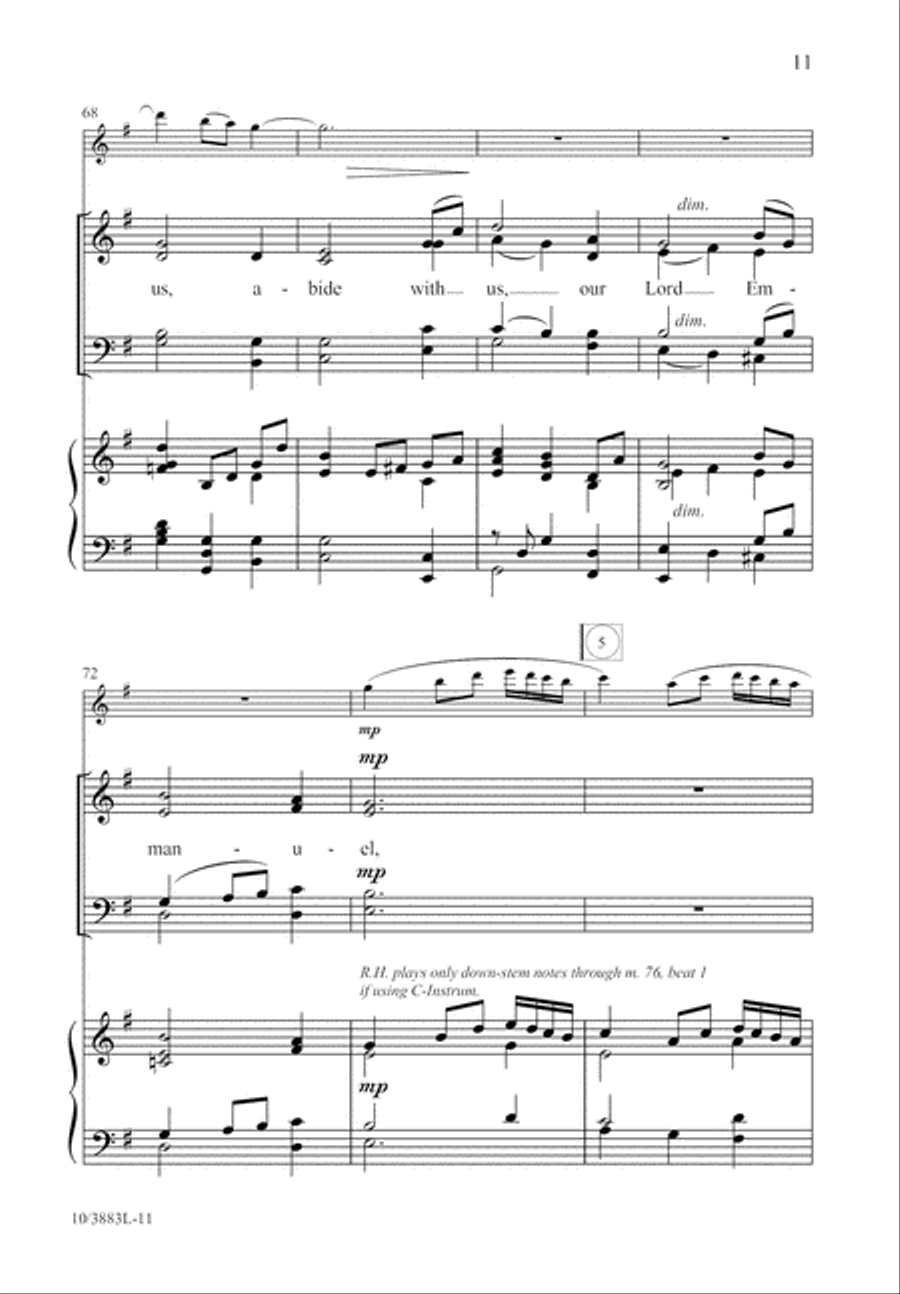 Advent Grace 4-Part scores gallery preview page 12