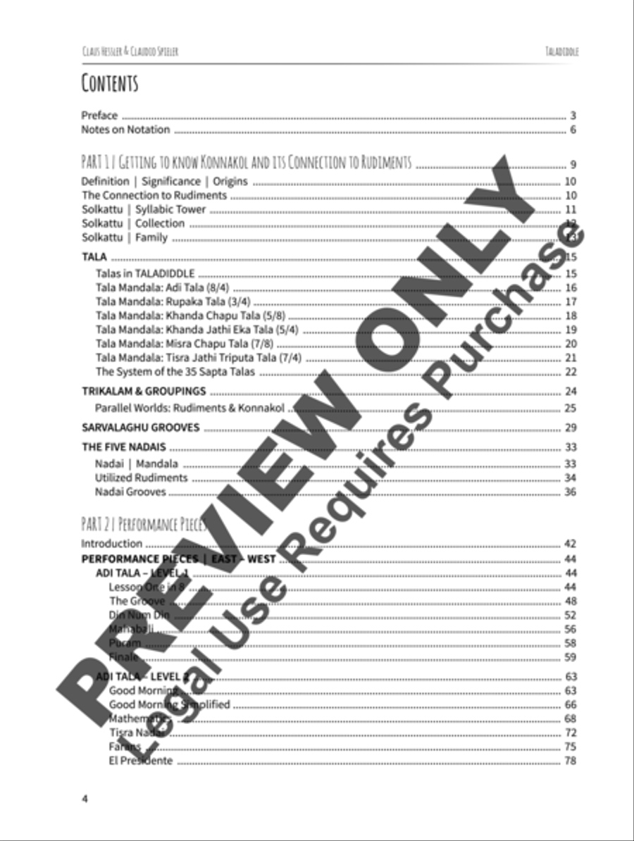Taladiddle Snare Drum scores gallery preview page 4