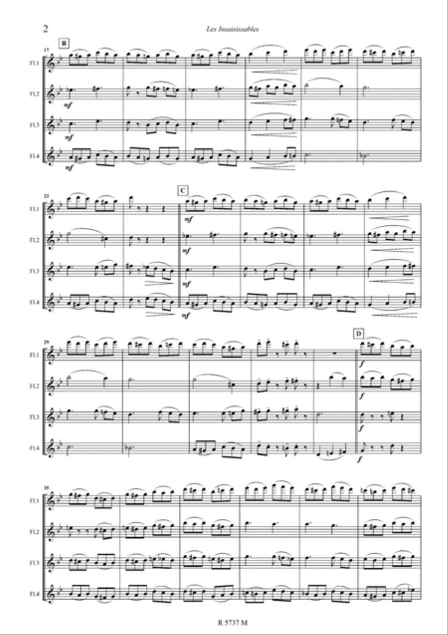 Les Insaisissables Les Insaisissables Flute scores gallery preview page 3