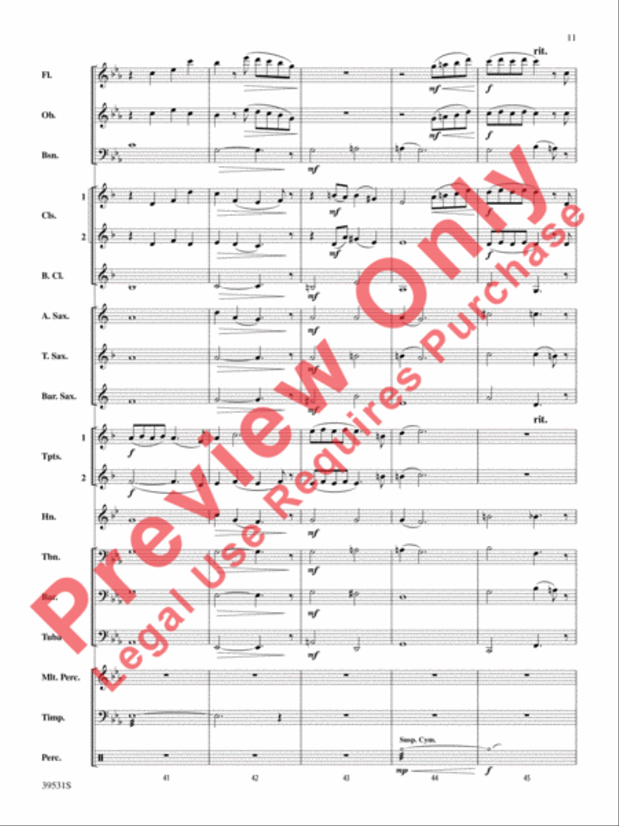 Pure Imagination (from Willy Wonka and the Chocolate Factory) Concert Band scores gallery preview page 12