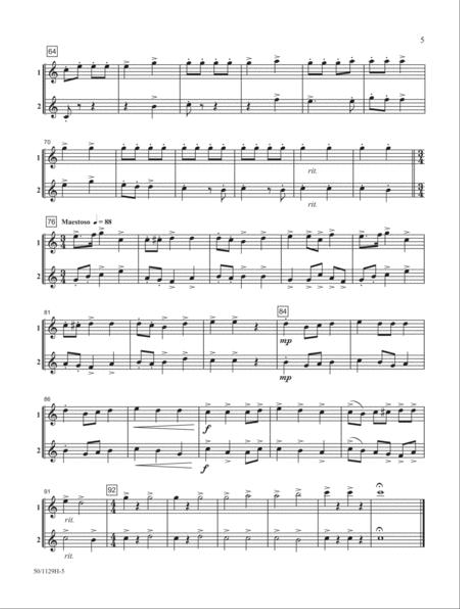 Concert Ensembles for Everyone - Tenor Sax (WW 4 and BR4)