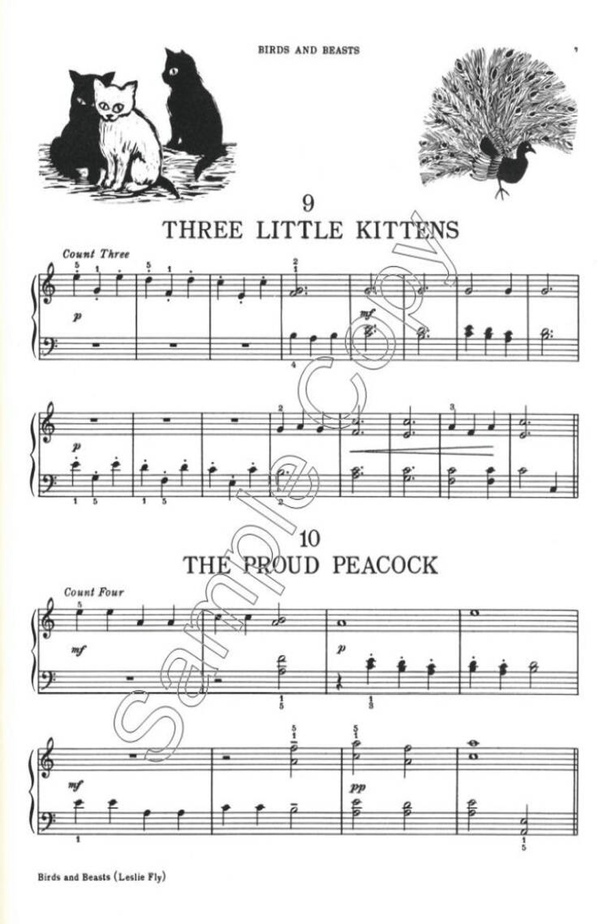Birds And Beasts Birds And Beasts Piano Solo scores gallery preview page 2
