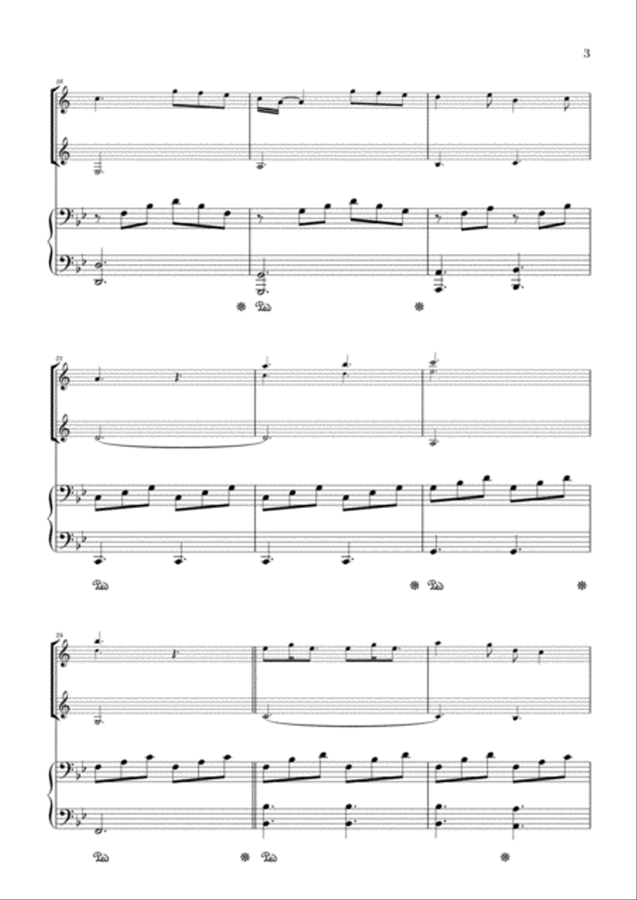 A Thousand Years Woodwind Ensemble scores gallery preview page 3